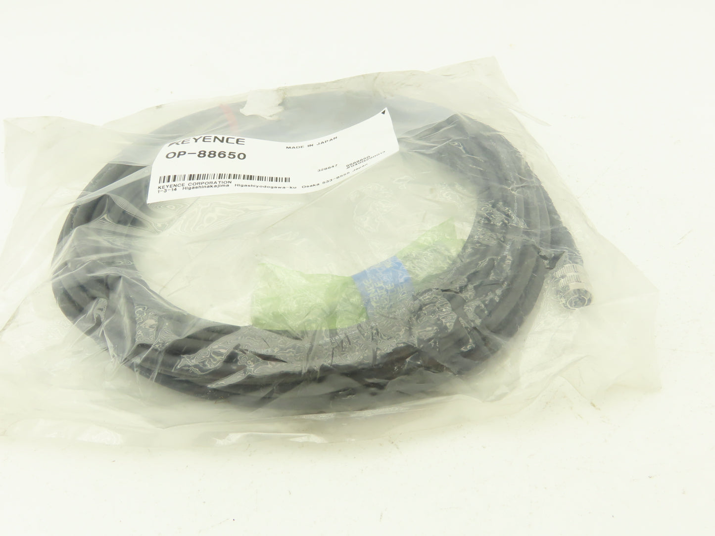 Keyence OP-88650 Compact Vision Sensor Head Connector Cable 10M
