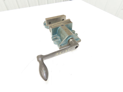 Bison 6522 Two Piece Machine Vise 6" Jaw Insert Width With Handle