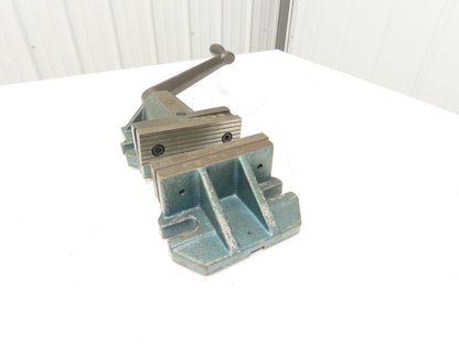Bison 6522 Two Piece Machine Vise 6" Jaw Insert Width With Handle