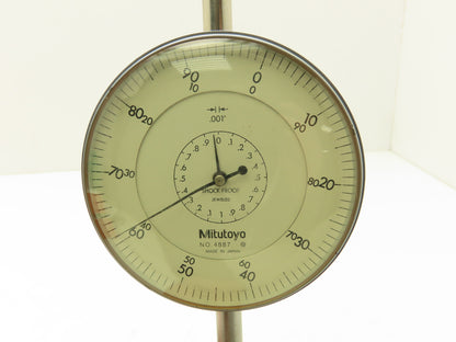 Mitutoyo No 4887 Dial Indicator Caliper Gauge .001"-3.000"   -Needs Repaired-