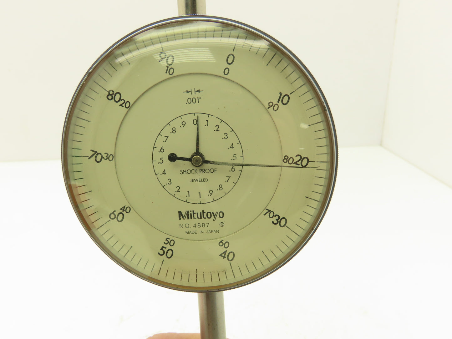 Mitutoyo No 4887 Dial Indicator Caliper Gauge .001"-3.000"   -Needs Repaired-