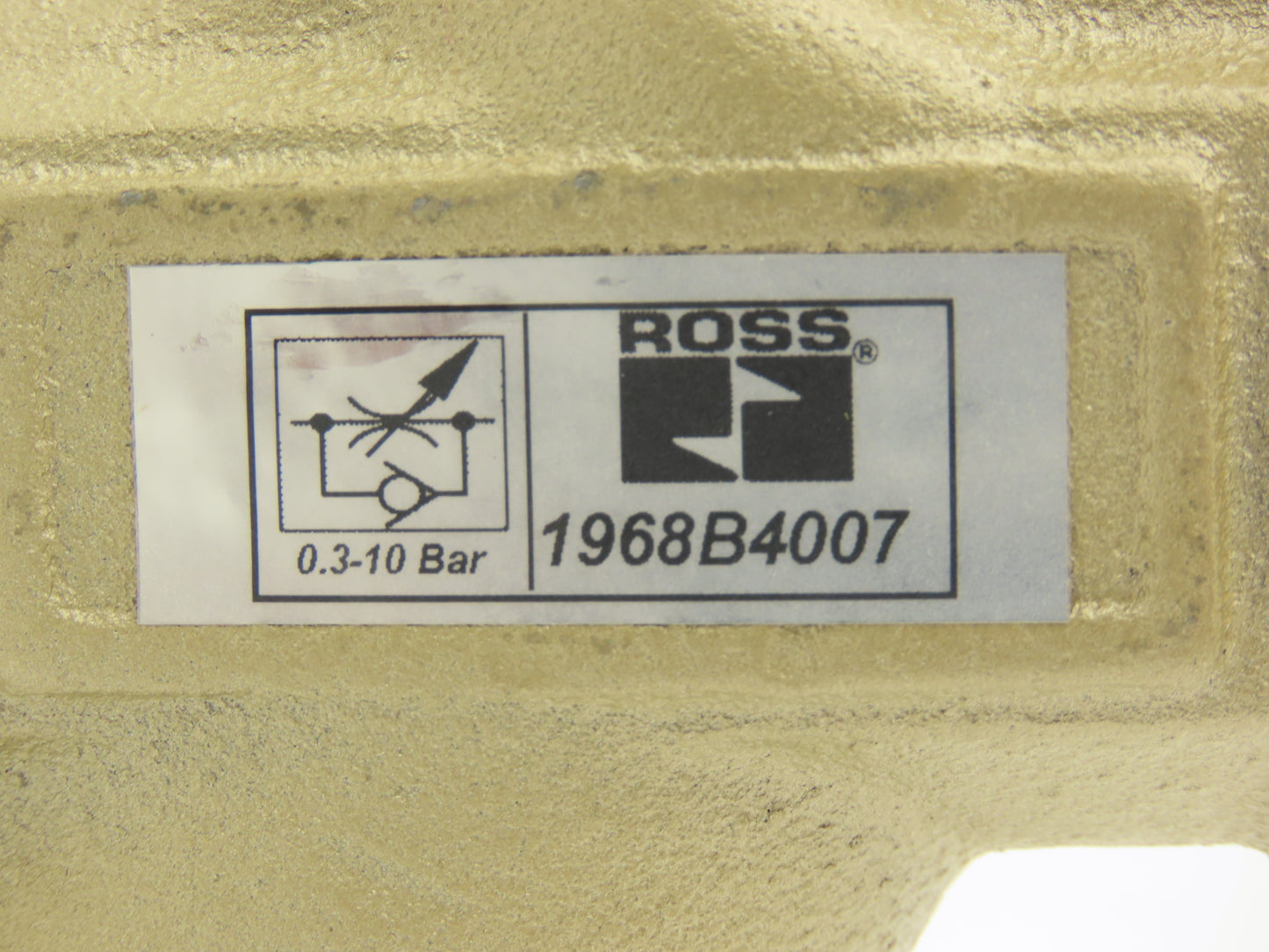 Ross 1968B4007 Pneumatic Air Flow Control Valve 1/2" NPT 0.3-10 Bar Lot of 2