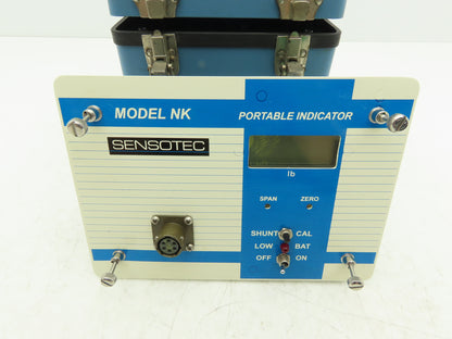 Sensotec 060-3155-01 Model NK Portable Indicator 0-19999 Scale 4VDC
