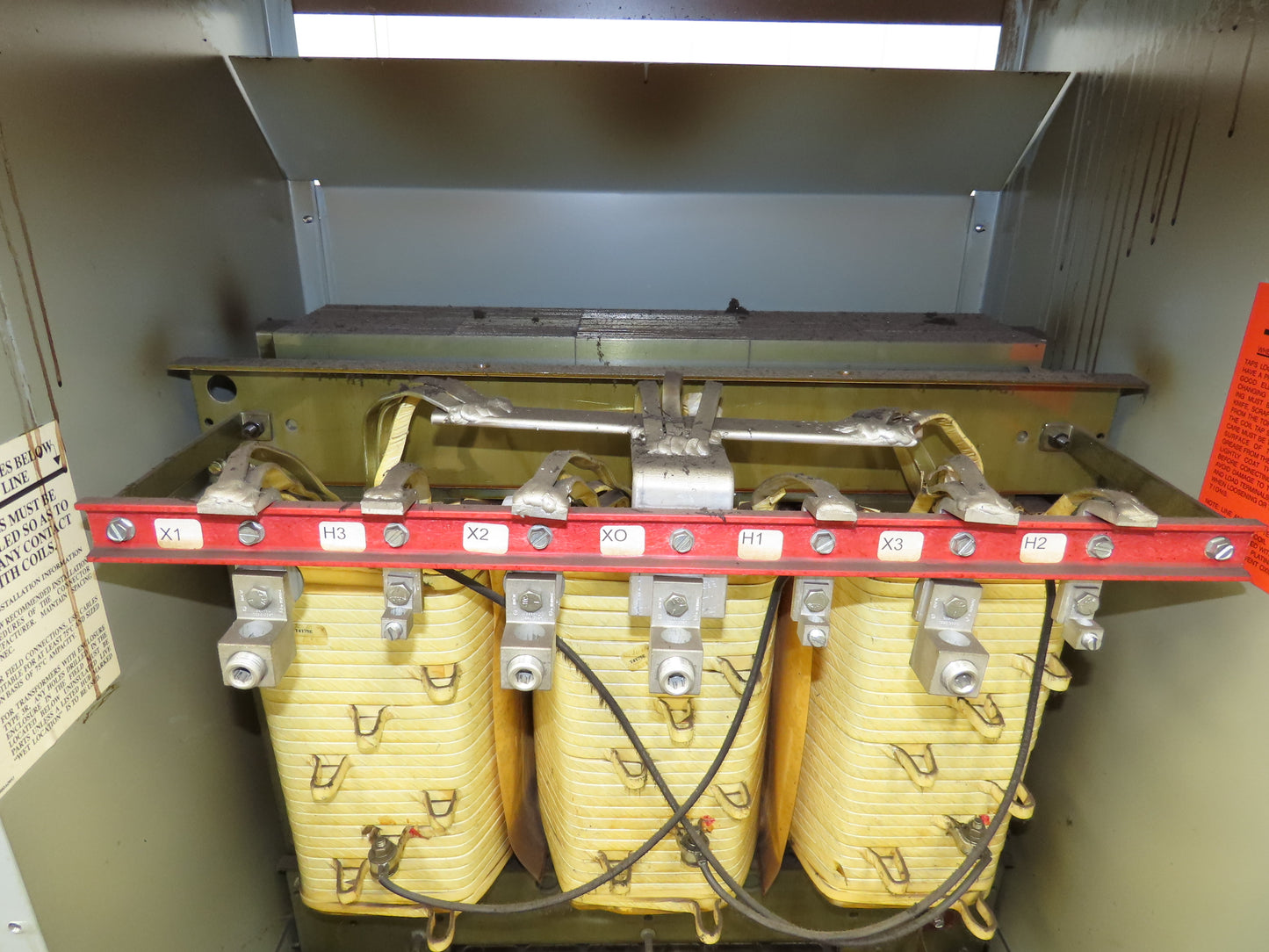 Federal Pacific T4T75E Stepdown Power Transformer 75kva 3Ph HV 480 LV 208Y/120