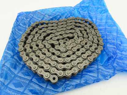 Diamond X-1233-010 Roller Chain #60 Riveted 10' Single Strand