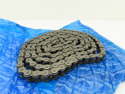 Diamond X-1233-010 Roller Chain #60 Riveted 10' Single Strand
