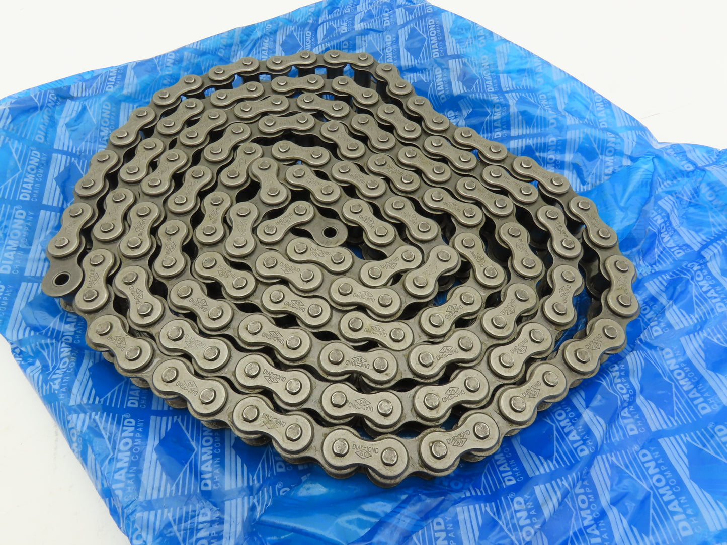Diamond X-1233-010 Roller Chain #60 Riveted 10' Single Strand
