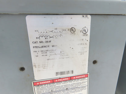 Square D 2S1F Stepdown Power Transformer 2KVA 1Ph HV 240/480 LV 120/240 Lot of 3
