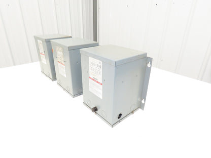 Square D 2S1F Stepdown Power Transformer 2KVA 1Ph HV 240/480 LV 120/240 Lot of 3