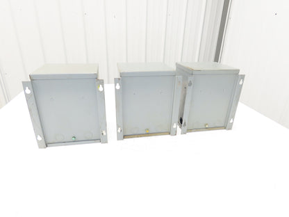 Square D 2S1F Stepdown Power Transformer 2KVA 1Ph HV 240/480 LV 120/240 Lot of 3
