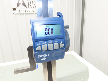 Fowler 54-175-024-1 ABS Plus Digital Z Height Gage 0-24" Range 600mm w/Case
