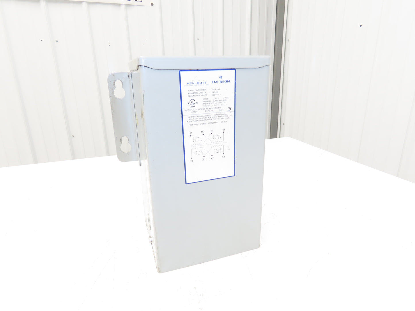 Sola HS1F2AS Step Down Transformer Hevi-Duty 2kva 1Ph HV 240/480 LV 120/240
