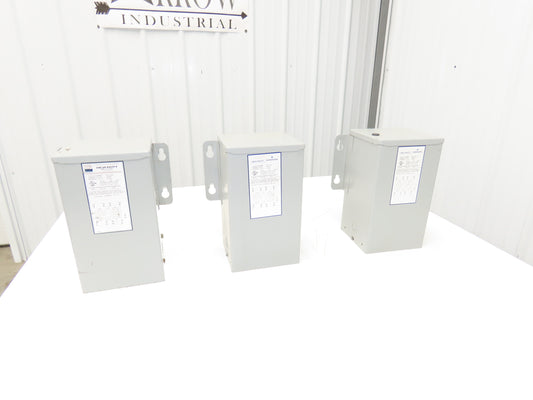 Hevi Duty Stepdown Transformer 1.5KVA 1Ph HV 240/480 LV 120/240 Lot of 3