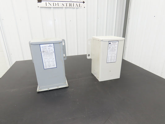 Hevi-Duty HS5F3AS Stepdown Transformer 3kva 1PH HV 240/480 LV 120/240 Lot of 2