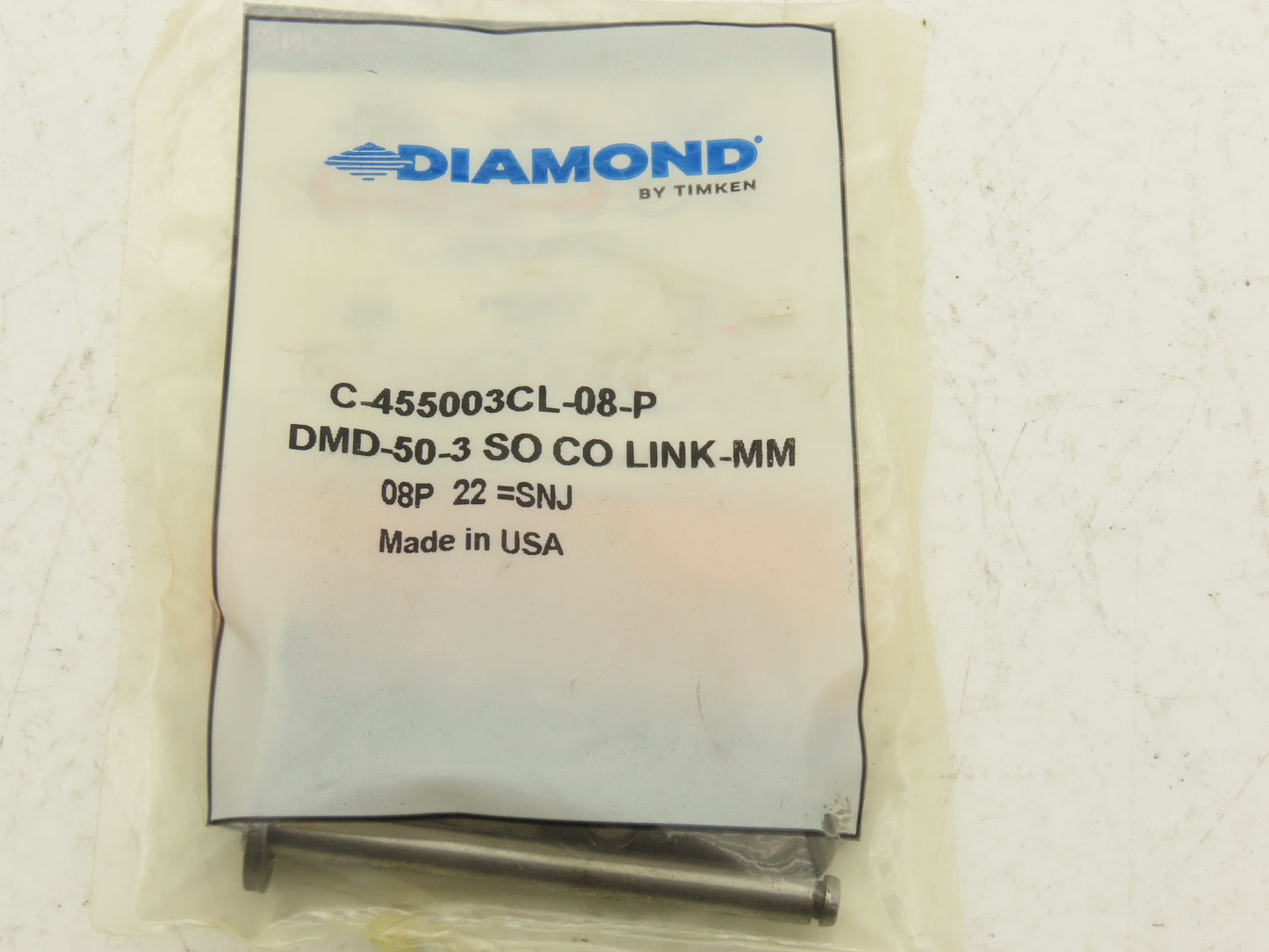 Diamond DMD-50-3R-10FT Riveted #50 Roller Chain 3 Strand 5/8" Pitch 10' Length