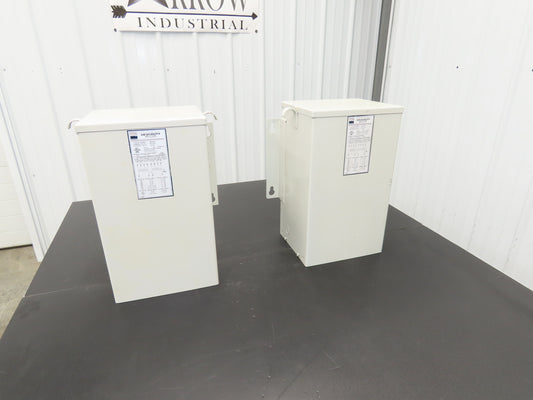Hevi-Duty Wall Mount Transformer 5KVA 1PH HV 240/480V LV 120/240V Lot of 2
