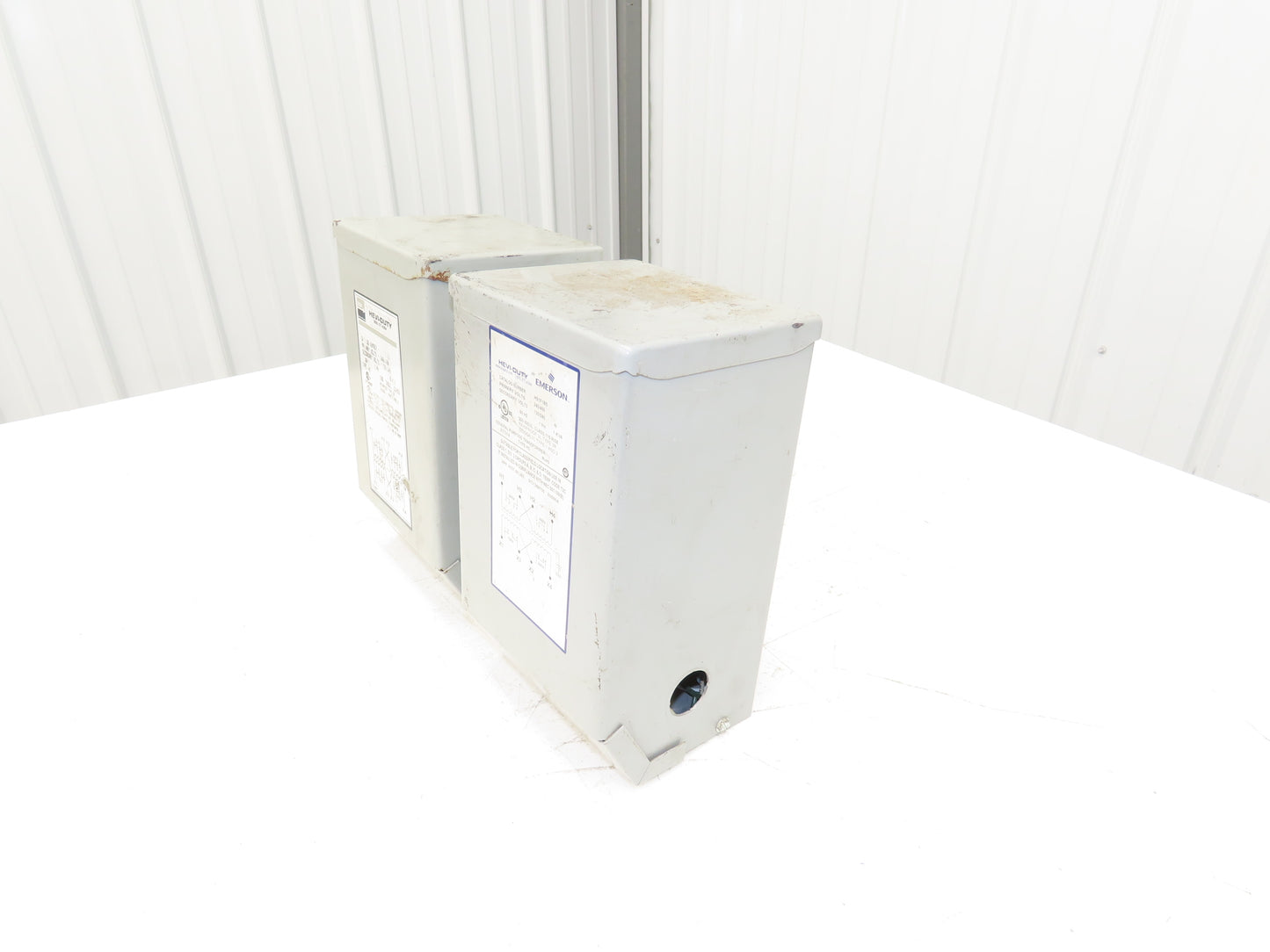 HS1F1B Hevi-Duty Industrial Transformer 1KVA HV 240/480 LV 120/240 1PH Lot of 2