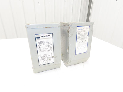 HS1F1B Hevi-Duty Industrial Transformer 1KVA HV 240/480 LV 120/240 1PH Lot of 2