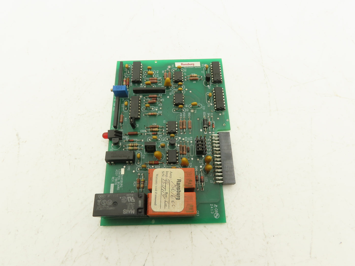 Ransburg Electrostatic Systems 78676 Motor Control Circuit Board PCB Assembly