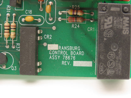 Ransburg Electrostatic Systems 78676 Motor Control Circuit Board PCB Assembly