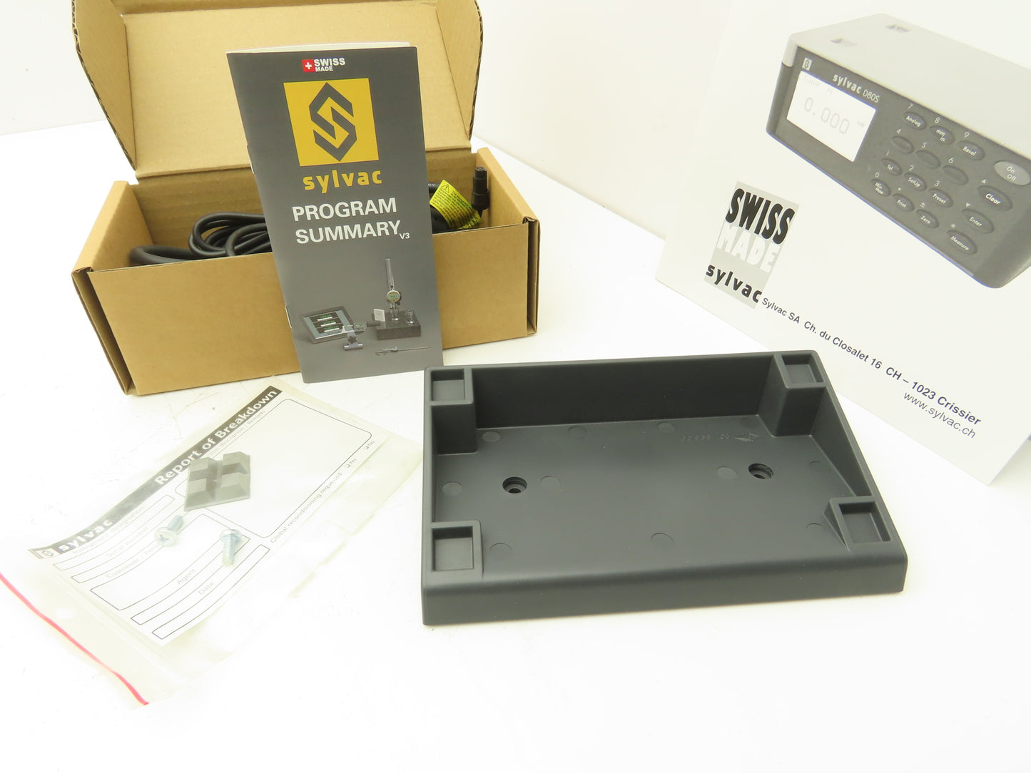 Fowler Sylvac D80S Inspection Gage Probe Digital Display 8-Channel 804.1080.10