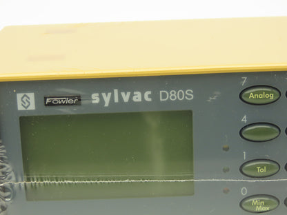 Fowler Sylvac D80S Inspection Gage Probe Digital Display 8-Channel 804.1080.10