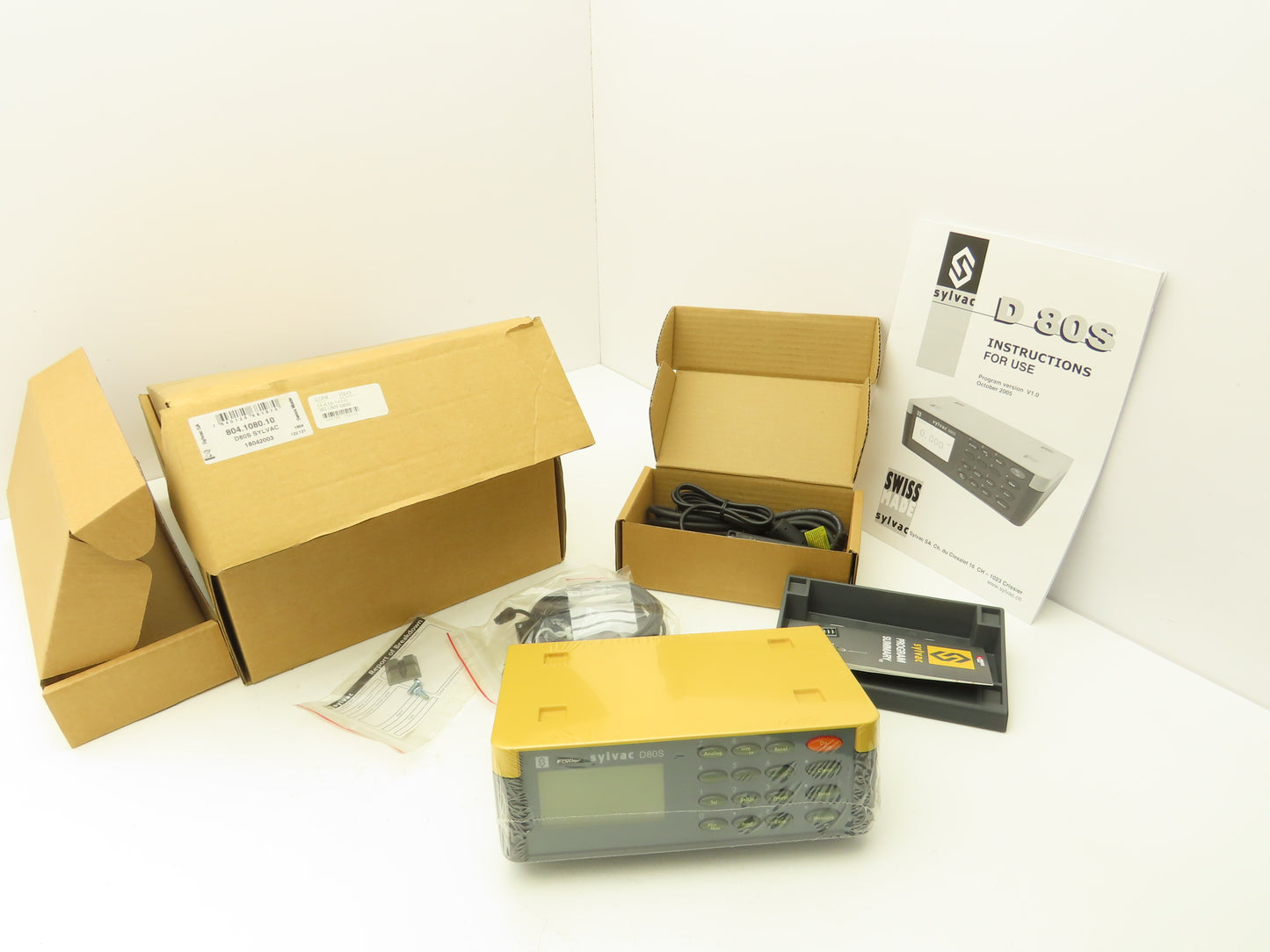 Fowler Sylvac D80S Inspection Gage Probe Digital Display 8-Channel 804.1080.10