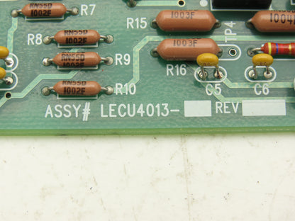 Ransburg Electrostatic Systems LECU4013-00 Motor Control Circuit Board PCB Assembly