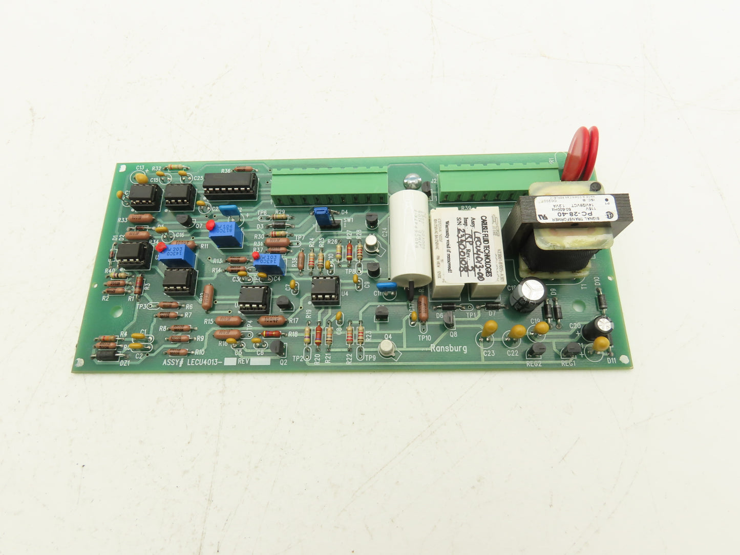 Ransburg Electrostatic Systems LECU4013-00 Motor Control Circuit Board PCB Assembly