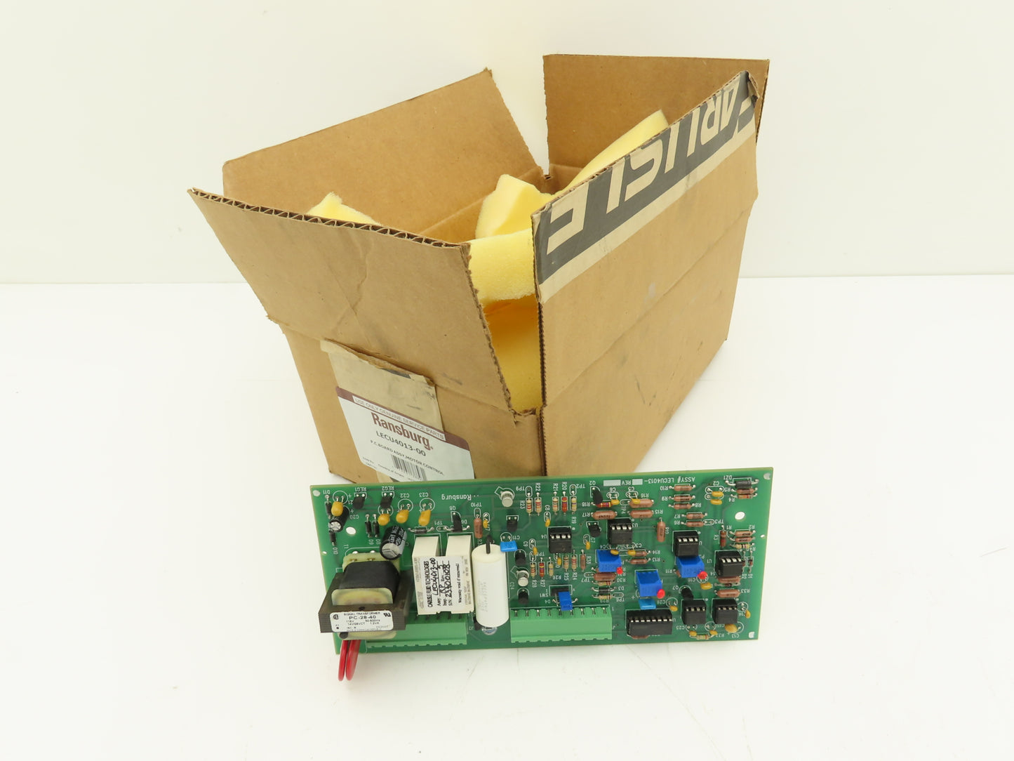 Ransburg Electrostatic Systems LECU4013-00 Motor Control Circuit Board PCB Assembly