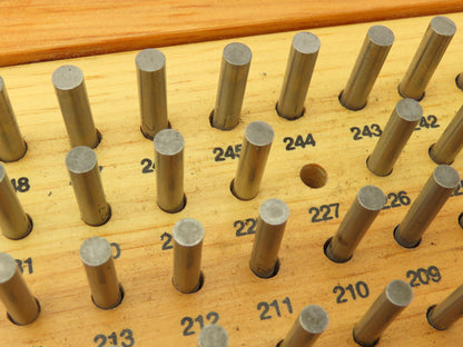 Meyer C-10 Minus Steel Pin Gage Set .011-.250"  Incomplete Set Missing 13pcs