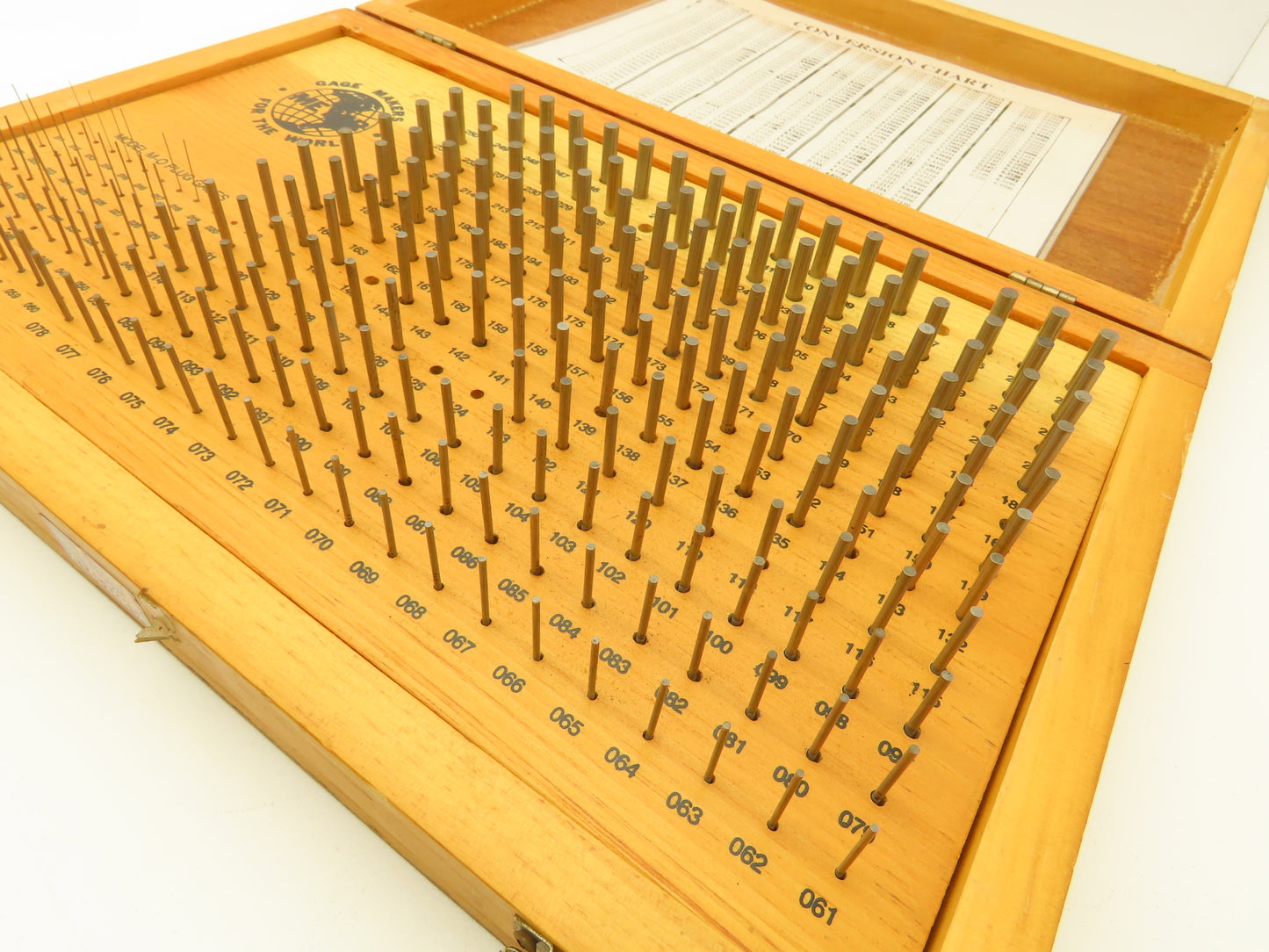 Meyer C-10 Minus Steel Pin Gage Set .011-.250"  Incomplete Set Missing 13pcs