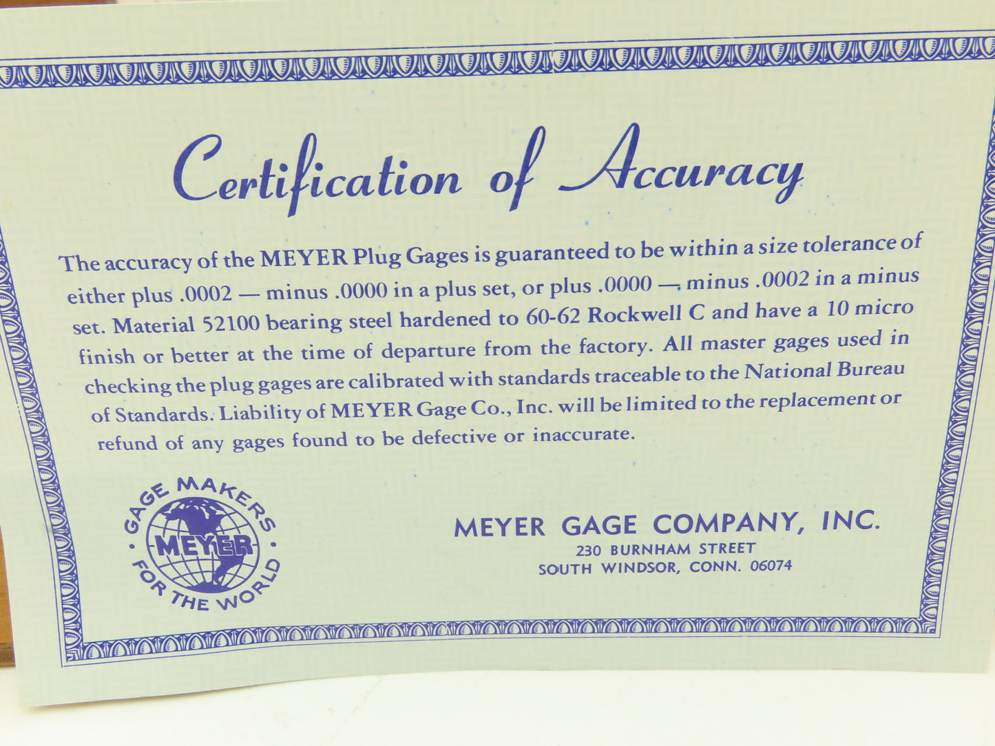 Meyer C-10 Minus Steel Pin Gage Set .011-.250"  Incomplete Set Missing 13pcs