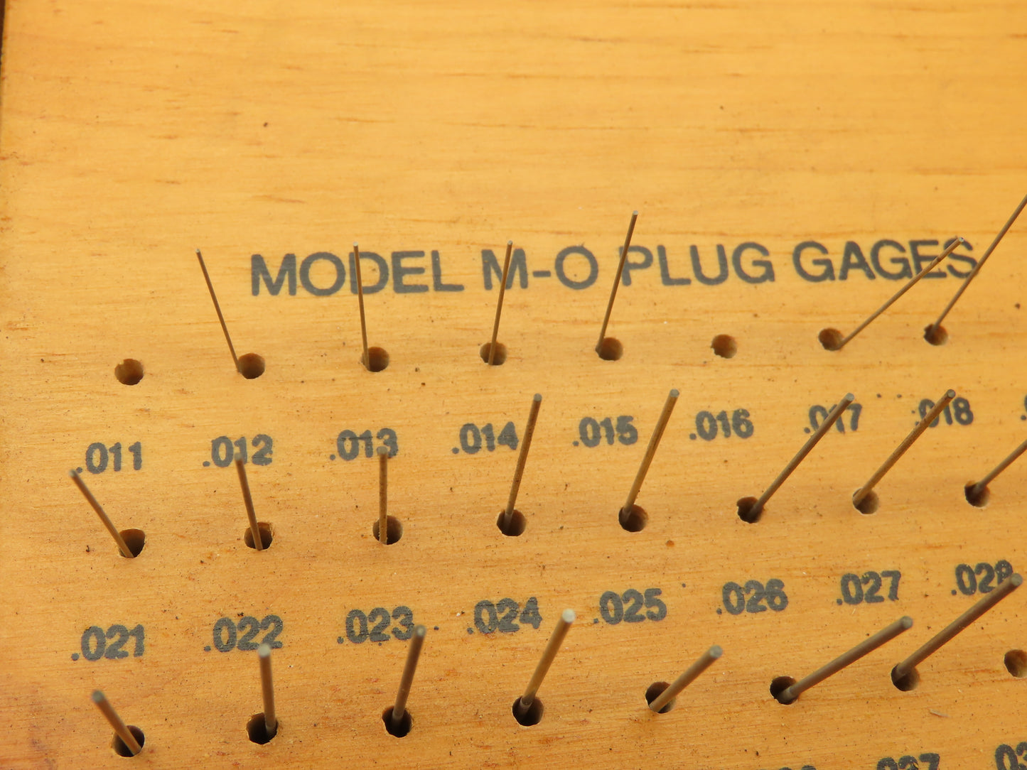 Meyer C-10 Minus Steel Pin Gage Set .011-.250"  Incomplete Set Missing 13pcs