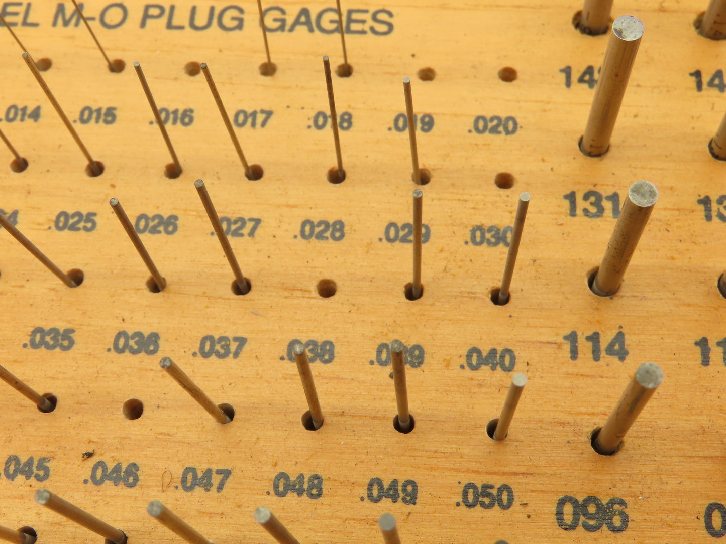Meyer C-10 Minus Steel Pin Gage Set .011-.250"  Incomplete Set Missing 13pcs