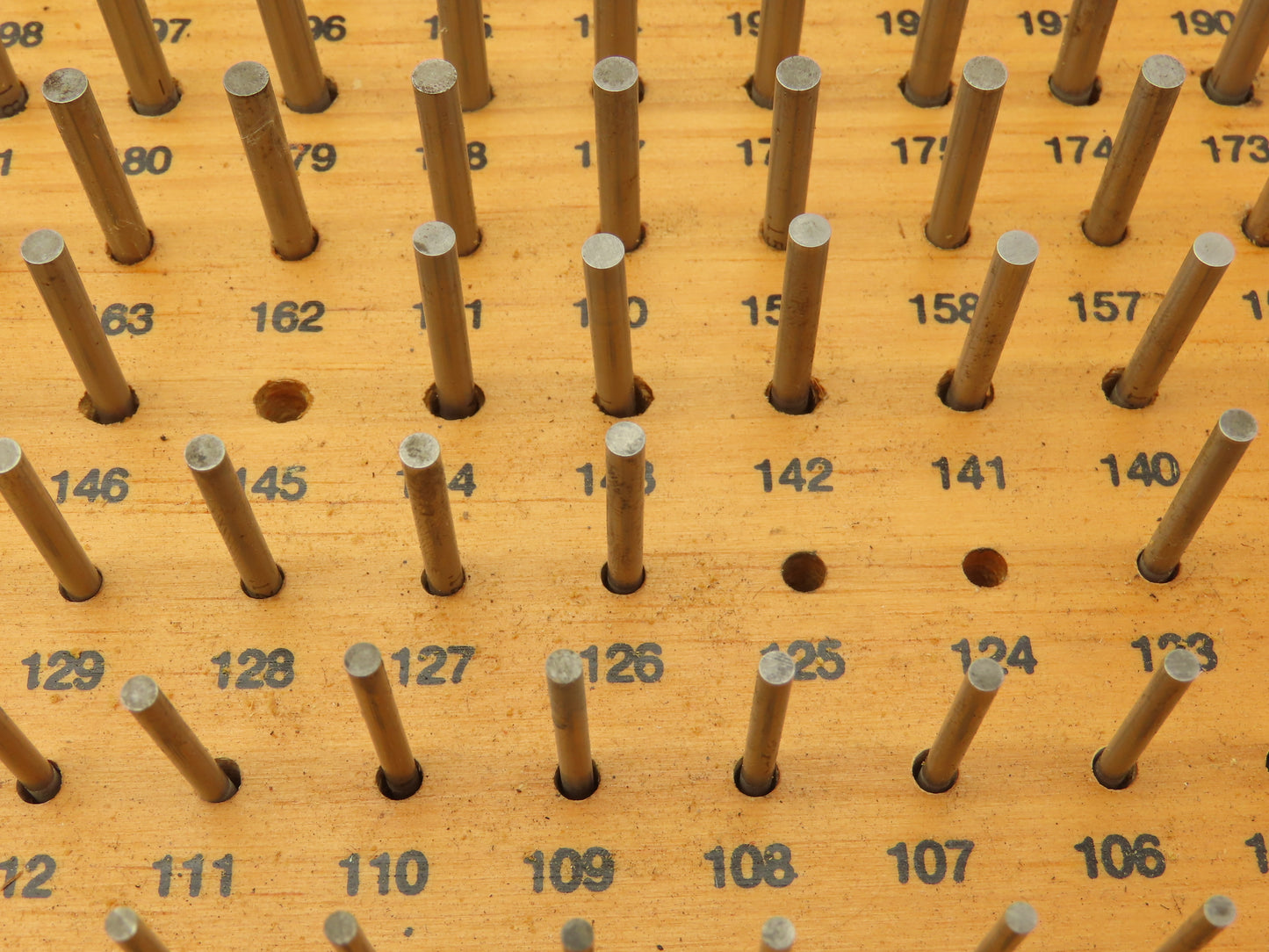 Meyer C-10 Minus Steel Pin Gage Set .011-.250"  Incomplete Set Missing 13pcs