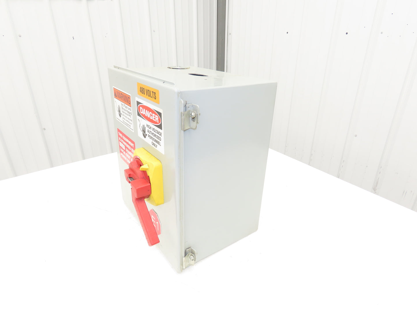 Allen Bradley Fused Disconnect Switch 3Ph 100A 600V Hoffman Enclosure 16x14x10"