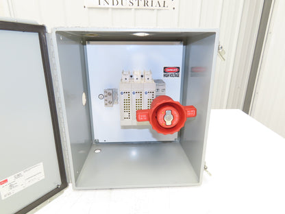 Allen Bradley Fused Disconnect Switch 3Ph 100A 600V Hoffman Enclosure 16x14x10"