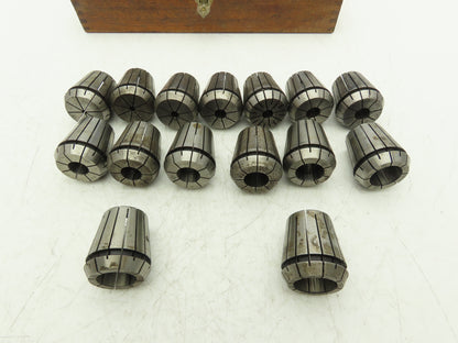 ETM ISO40 ER40 15 Collet Chuck Kit 1/8-1" With ISO40 ER40X2.156E Chuck No Wrench