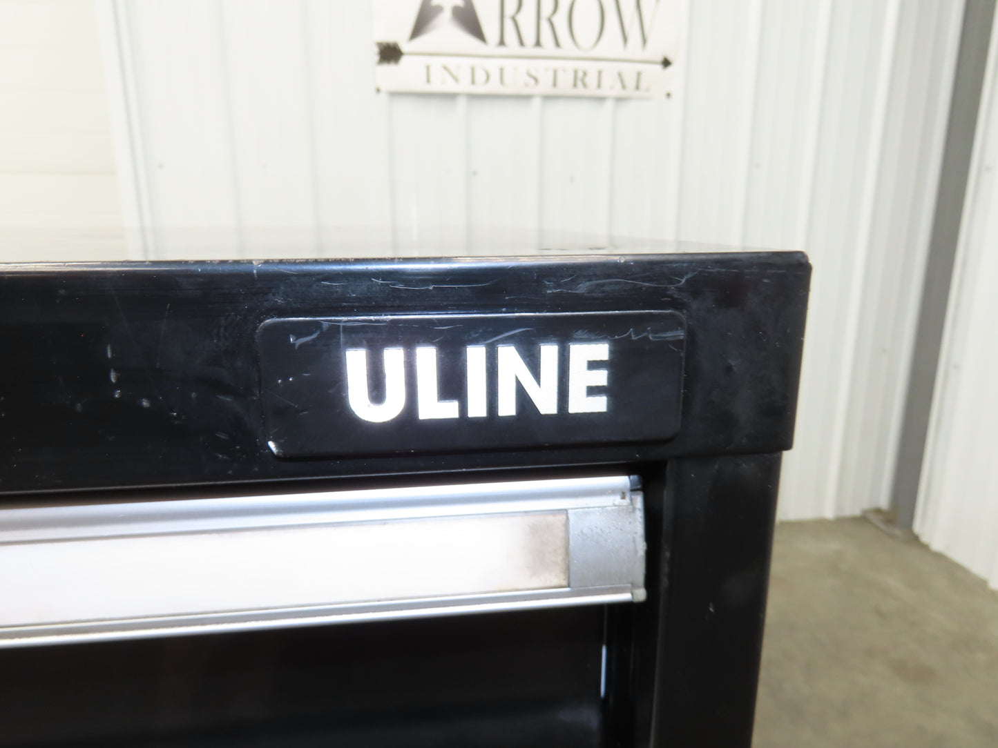 Uline Modular Steel 7 Drawer Tool Cabinet 29x29x44" Black Dividers