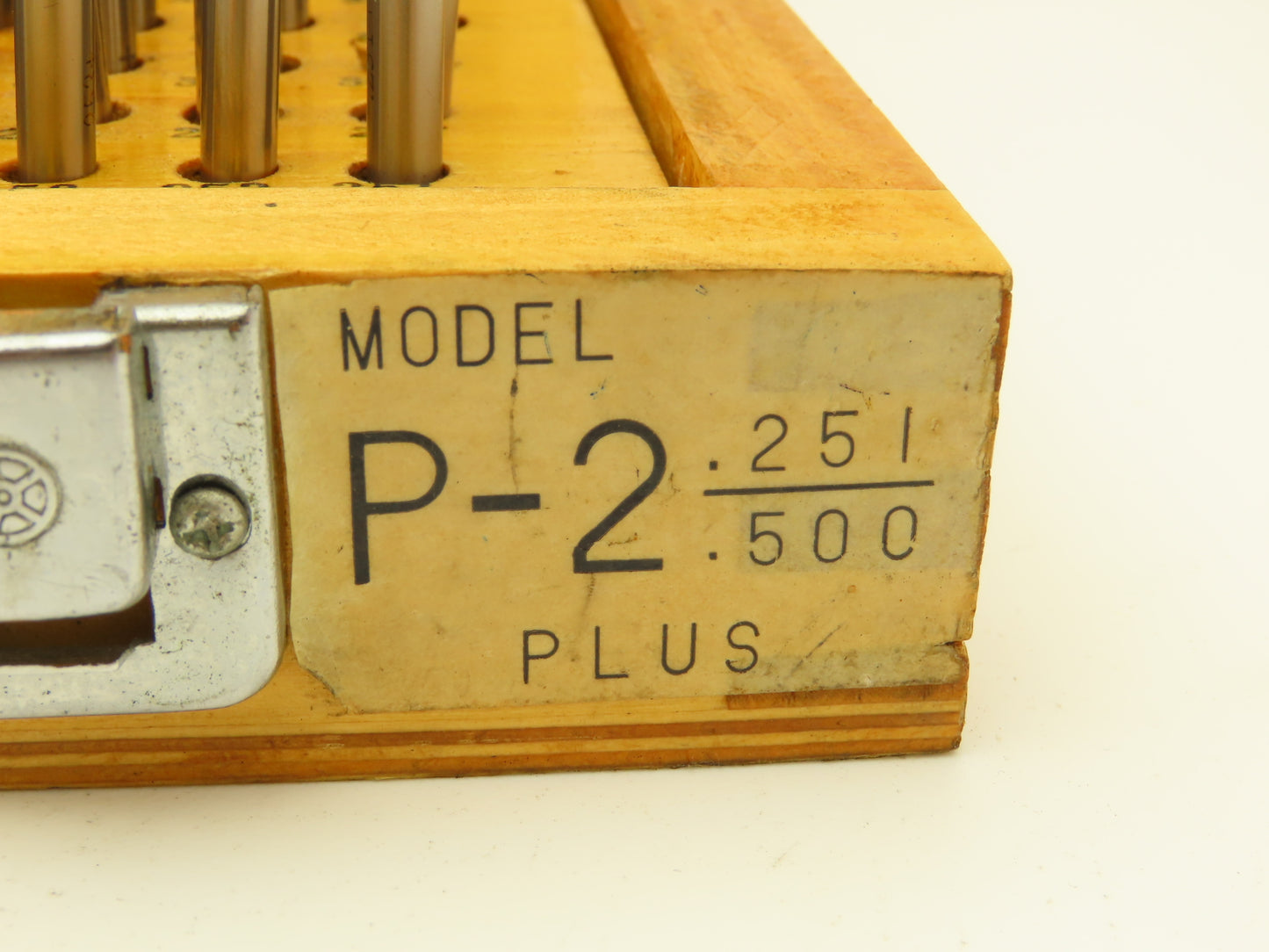 Phase II P-2 Plus Steel Pin Gage Set .251"-.500"  Complete Set Wooden Case