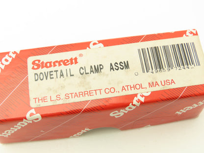 Starrett PT22429 Dovetail Body Clamp for Dial Gage Indicators  Lot of 2