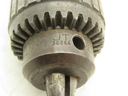 Jacobs 40 J2 E Tapered Shank Keyed 11 N2 JT Super Drill Chuck 3/8" Tool 30344
