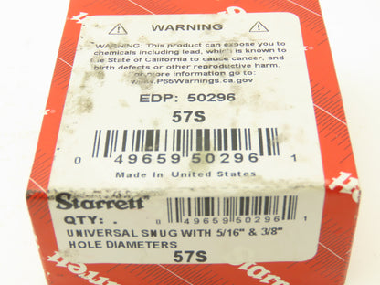 Starrett 57S Universal Snug Sleeve 5/16" 3/8" for Gage Indicators