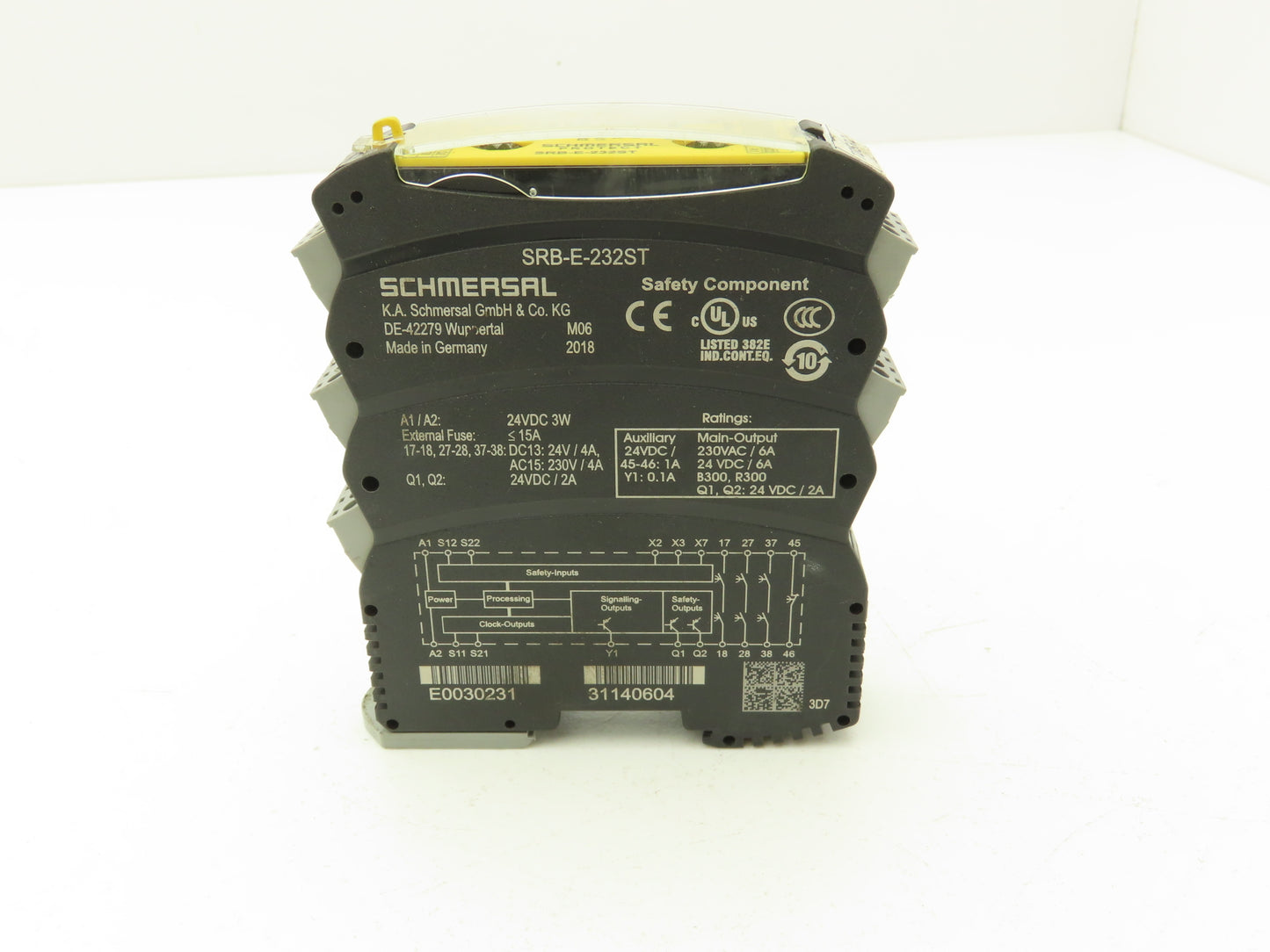 Schmersal SRB-E-232ST Safety Monitoring Module 24VDC 0-30Sec Drop-Out Delay