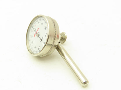 Starrett 196B5 Universal Back Plunger Dial Gage Indicator 0-50-0 .001"/0.02mm