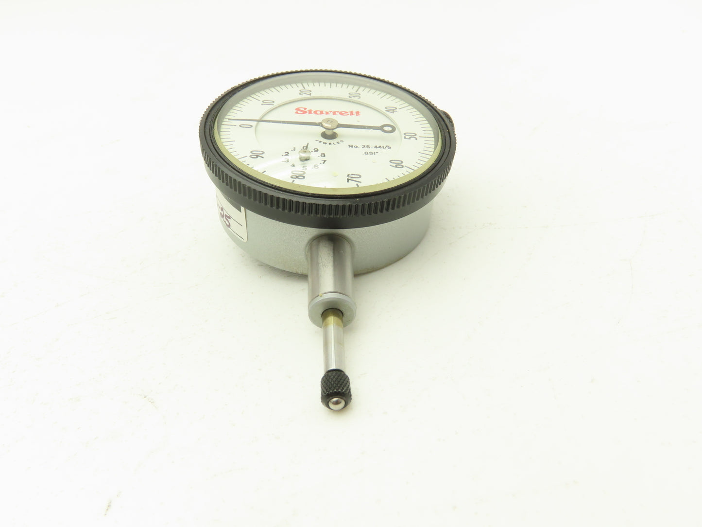 Starrett 25-441/5J Dial Gage Indicator 0-100 Cont .500" Range .001" Grad