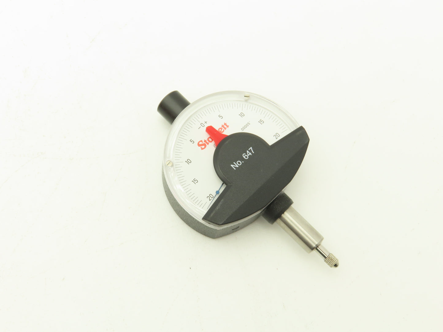 Starrett 647 Dial Comparator Gage Indicator 20-0-20 / .004" Range .00005" Grad