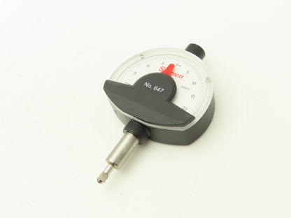 Starrett 647 Dial Comparator Gage Indicator 20-0-20 / .004" Range .00005" Grad