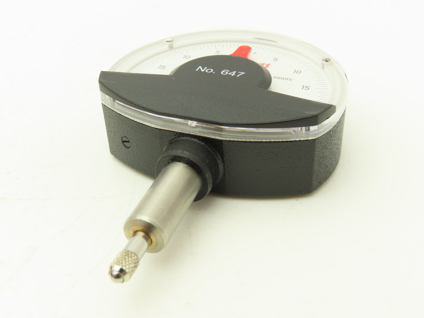 Starrett 647 Dial Comparator Gage Indicator 20-0-20 / .004" Range .00005" Grad